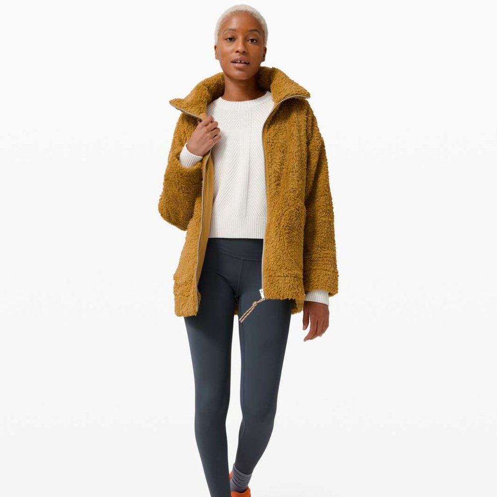 Oh So Sherpa Jacket - Spiced Bronzed